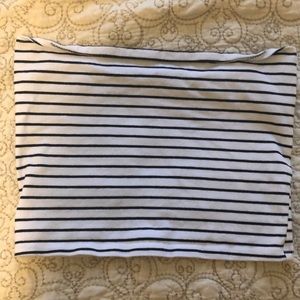 Black and white tube top!